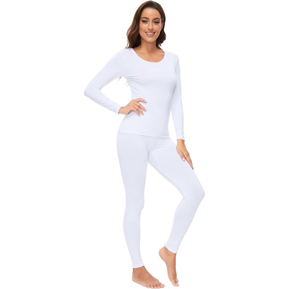 Lightweight Thermal Long Johns For Women - Moisture-Wicking & Warm S-3x